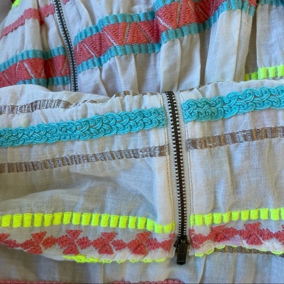 Plenty by Tracy Reese Neon & Cream Fit & Flare Dress size 2 & 8 - Picture 13 of 16